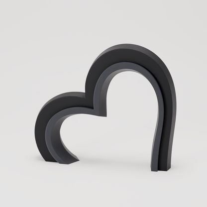 Double Heart Decor