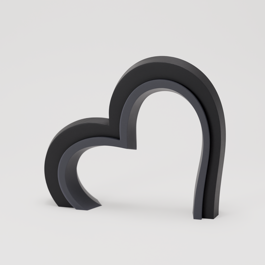 Double Heart Decor