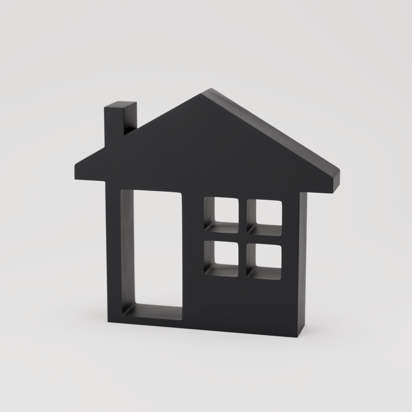 Home Silhouette with Windows