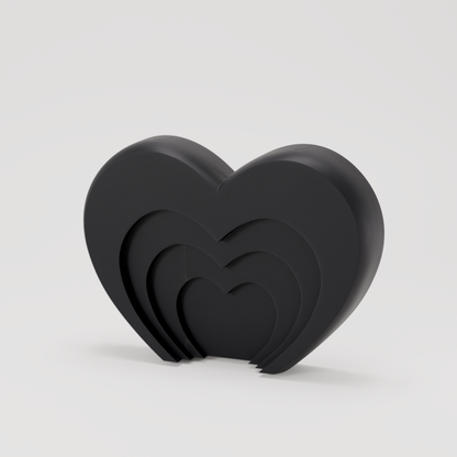 Layered Heart Decor