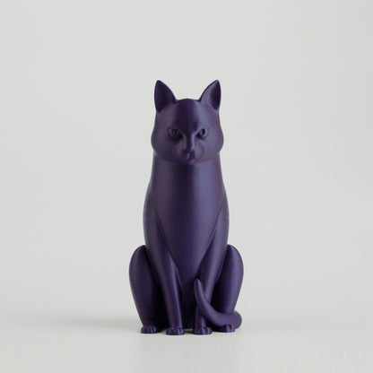 Modern Cat Sculpture - Side Profile