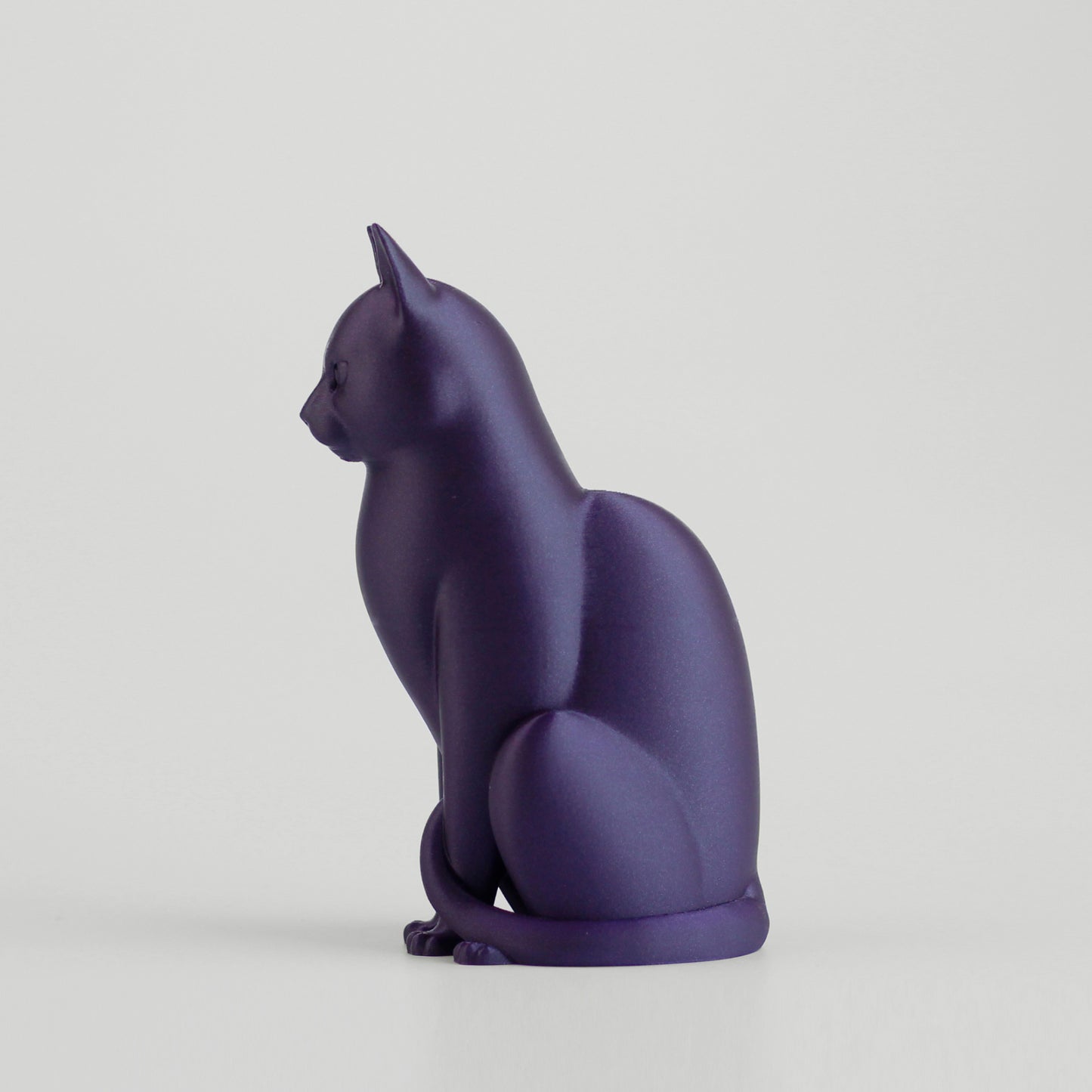 Modern Cat Sculpture - Side Profile