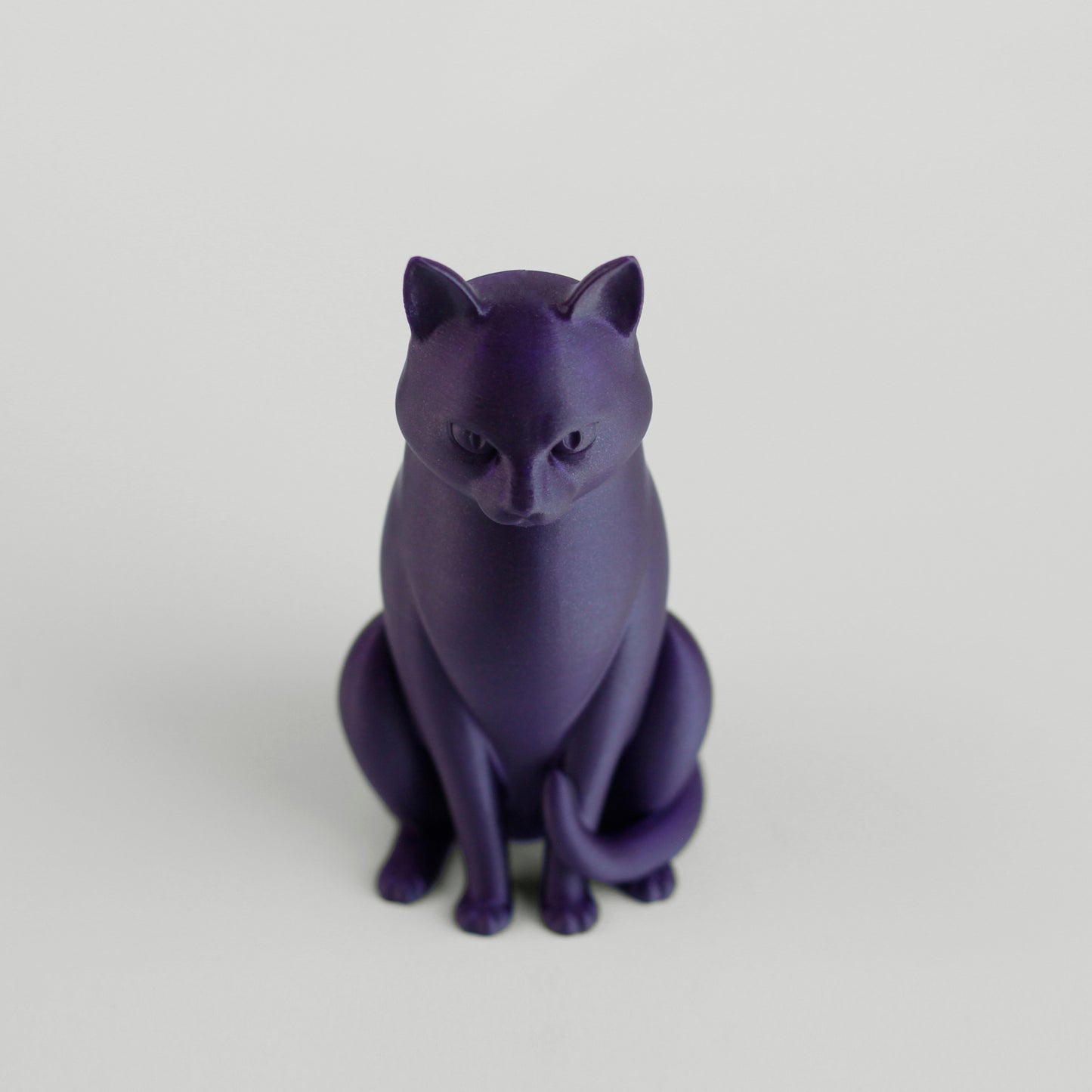 Modern Cat Sculpture - Side Profile
