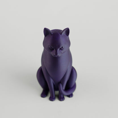 Modern Cat Sculpture - Side Profile
