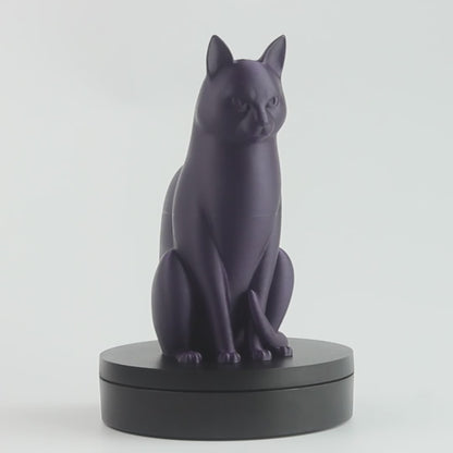 Modern Cat Sculpture - Side Profile