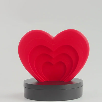 Layered Heart Decor